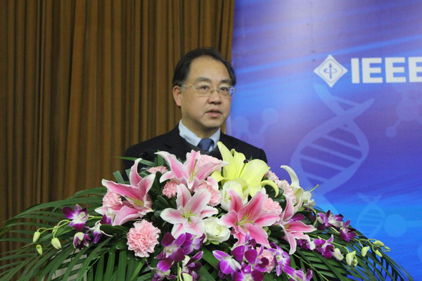 我校江波副校長致歡迎辭